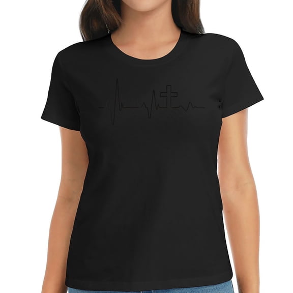 Stylish Womens Casual Tee with Graphics - Perfect Gift for Christmas and Thanksgiving Parties