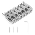 thumbnail image 2 of Fixed Guitar Bridge, Brass Strong Performance Easy To Operate Electric Guitar Fixed Bridge  For Luthiers, 2 of 8
