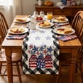 thumbnail image 4 of Nkmbld Patriotic Table Runner, 13x72 Inch Vintage 4th of July Table Runners Decoration for Farmhouse Kitchen Dinning Indoor Outdoor Home Party Supply, 4 of 8
