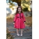 thumbnail image 2 of Vestido Suéter de Manga Larga Minnie Mouse para Niñas en Rosa Rojo, 2 of 7
