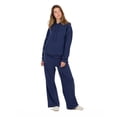 thumbnail image 2 of Forever 21 Women's Navy Loungewear Hoodie Sweatshirt, Oversized Fit,XS, 2 of 6