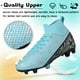thumbnail image 2 of Tacos de fútbol para niños y niñas, zapatos de fútbol para exteriores, tacos de fútbol para niños, zapatos de béisbol para jóvenes, entrenamiento profesional, botas de fútbol para césped, 2 of 6