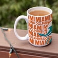 thumbnail image 3 of Rico Industries Nfl Football Miami Dolphins Taza De Café De Cerámica Blanca De 15 Onzas, 3 of 5