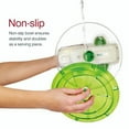 Zyliss Swift Dry Salad Spinner Large with Easy Pull Handle & Green