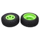 thumbnail image 3 of Juego de llantas y neumáticos para Traxxas Slash 1/10 RC, piezas de mejora de neumáticos de camión de recorrido corto, 2 uds., 3 of 10
