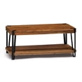 thumbnail image 1 of Alaterre Furniture Ryegate Natural Solid Wood with Metal Large Coffee Table, Live Edge, 1 of 2
