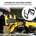 thumbnail image 3 of Rhinowalk Waterproof Motorcycle Saddle Bag Quick Release Luggage Bag Large Capacity Side Storage Organizer 15L with Removable Inner Compartment Pouch, 3 of 8