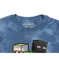 thumbnail image 3 of Minecraft Boy's Video Game Characters Tie Dye  Kid's Short Sleeve T-Shirt, 3 of 3