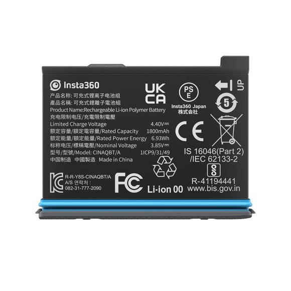 Batería para cámara Insta360 X3 1800mAh