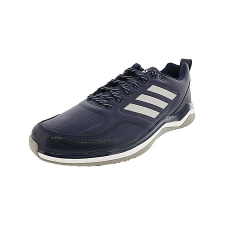 Adidas Men's Speed Trainer 3 Sl Collegiate Navy / Silver Metallic Footwear White Ankle-High Training Shoes -
