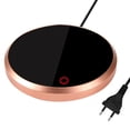 thumbnail image 2 of Calentador de taza de café con apagado automático, calentador de taza para oficina, calentador eléctrico de bebidas de té para leche, tetera, cera de vela con placa calefactora de vidrio, 2 of 8