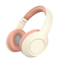 Kids Wireless Headphones w/Built-in Microphone, 30H of Playback Time, Fun Stickers, & Case - Over-Ear Headsets for Online Learning, School, iPhone, iPad, Galaxy, & More