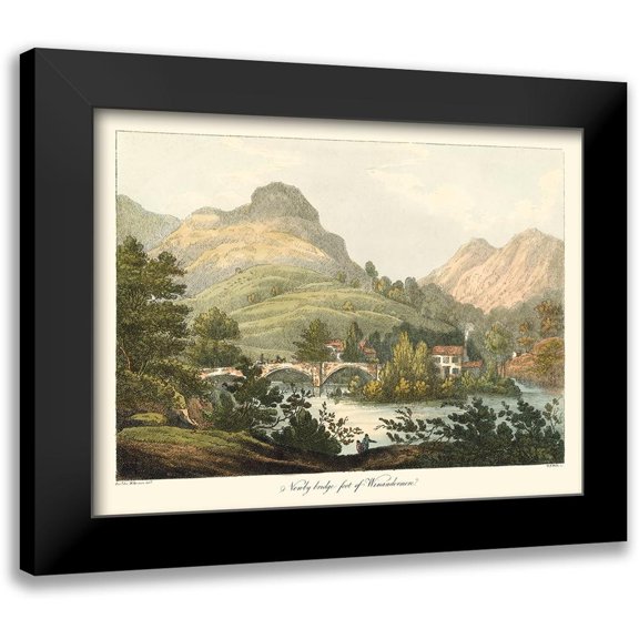 Wilkenson, Joseph 14x12 Black Modern Framed Museum Art Print Titled - English Countryside III