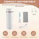 thumbnail image 5 of Mini Electric Kettle Portable Travel Tea Kettle with 6 Variable Presets 500mL 316 Stainless Steel Auto Shut-Off, 5 of 5