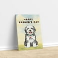 thumbnail image 3 of Cute Old English Sheepdog Loves Dad Happy Father's Day Vertical Matte Canvas Poster Dog Lover Wall Art Home Decor - 12008, 3 of 5