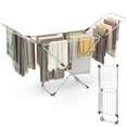 thumbnail image 1 of Gymax Folding Clothes Drying Rack w/ Adjustable Wings 20 Drying Rails No Assembly, 1 of 10
