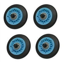 Dryer Drum Roller 4 Pack Compatible With Samsung Model Numbers DV40J3000EW, DV40J3000EW/A2, DV40J3000EW/AC, DV40J3000GW