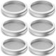thumbnail image 3 of ZHAOCHENG Tapa de acero inoxidable 304 para brotes de brotes orgánicos, para frascos de boca ancha y para preparar semillas orgánicas, 6 piezas, 3 of 5