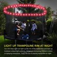 thumbnail image 4 of 39.37ft Trampoline Rim Light 4 Speeds LED Trampoline Lights 16 Changeable Color Trampoline Lights IP68 Waterproof Trampoline Rim LED Light Bright Easy to Install Battery Powered for Night, 4 of 11