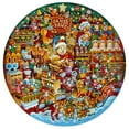 thumbnail image 2 of Bell, Bill 12x12 Gold Ornate Wood Framed with Double Matting Museum Art Print Titled - Santa Paws Workshop (Pc), 2 of 4