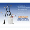 thumbnail image 5 of Flame King 100,000 Btu Heavy-Duty Adjustable Flame Propane Weed Burner Torch,10-Ft Hose & Regulator, 5 of 12