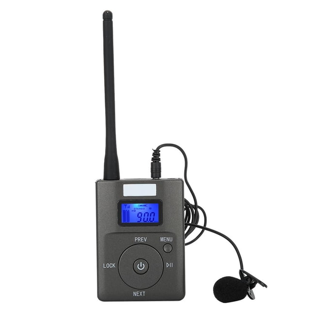 Adaptador De Transmisión De Radio Estéreo De Transmisor Fm Inalámbrico De Baja Potencia Portátil De 3,5 Mm Moyic EL007607-00