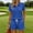 03-Blue, variant on Women's 2 Piece Polo Outfits Set, Short Sleeve Button Collared Top with Drawstring Pocket Shorts, Summer Casual Athletic Tracksuit for Daily Wear 05-Hot Pink XL