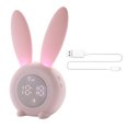 thumbnail image 1 of Despertador 0.5W Reloj de dibujos animados recargable Decoración Temporizador digital con luz nocturna, Rosa Advancent HA003195-03B, 1 of 6