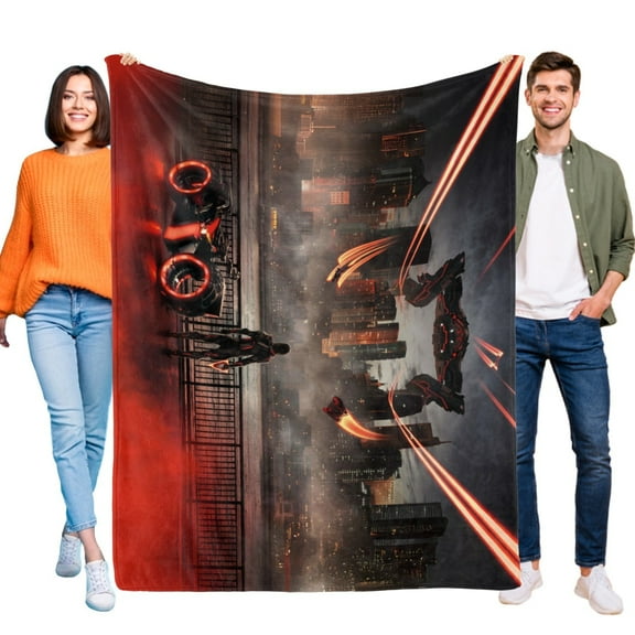 Tron Ares Blanket Soft Flannel Bed Sofa Couch Throw Birthday Gift