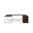 thumbnail image 4 of OFM Fulcrum Series Office Furniture Set, 72" U-Shaped Desk with Bridge, Credenza, 2-drawer Filing Cabinet, in Espresso, 4 of 5