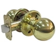 thumbnail image 1 of Taiwan Fu Hsing Industrial 221783 Tru-Guard Passage Lockset, Ball Knob Style - Polished Brass, 1 of 1