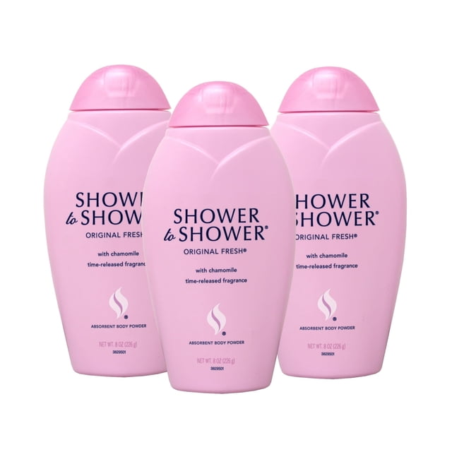 Polvo corporal Shower To Shower Original Fresh, 240 ml (paquete de 3)