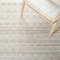 thumbnail image 6 of Safavieh Elements Albert Striped Area Rug, Brown/Beige, 8' x 10', 6 of 11