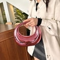 thumbnail image 2 of Bolso de mano estilo occidental de acrílico brillante con forma de bola de masa, de estilo europeo y americano, para mujer, 2 of 5