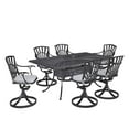 thumbnail image 5 of Homestyles Grenada Aluminum 7 Piece Outdoor Dining Set in Charcoal, 5 of 5