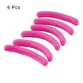 thumbnail image 2 of Women Makeup Tool Fuchsia Flexible Rubber Refill Eyelash Curler Pad 6 Pcs, 2 of 5