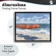 thumbnail image 4 of Stupell Industries Tropical Shade From The Sun Black Floating Frame Canvas Art, 21 x 17, by Franklyn Gregory, 4 of 8