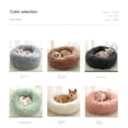 thumbnail image 3 of Kimpets Round Cat Bed Dog Pet Bed Kennel Non-Slip Winter Warm Dog Kennel Sleeping Long Plush Soft Puppy Cushion Mat Cat Supplies ShopWise Round, 3 of 11