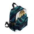 thumbnail image 2 of FORMRS School Backpack with Front Zippered Pocket 12" Student Travel Daypack, Blue Mountains, 2 of 6