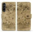 thumbnail image 2 of TECH CIRCLE For Samsung Galaxy Z Fold 3 Wallet Case,PU Leather Embossed Flower Folding Folio Case Cards Holder Anti-Scratch Shockproof Protective Bumper Cover For Samsung Galaxy Z Fold 3 5G 2021,Brown, 2 of 5