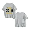 thumbnail image 4 of 2026 Happy New Year T-Shirt 𝓴𝓲𝓭𝓼 Gray T-Shirt With Gold Glitter Design, Festive Party Tee For New Year Celebration, Casual Holiday Top For 𝓴𝓲𝓭𝓼 90cm, 4 of 7