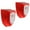 Red-2Pack, variant on Zhangyh Solar Security Light Alarm, Waterproof PIR 6LED Motion Sensor Flashing Light,129dB Gunshot Sounds & Dog Barking Sound Warning Strobe Night Lamp for Outdoor Farm Barn Villa Yard