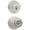 Satin Nickel, variant on 690 Polo Entry Knob and Single Cylinder Deadbolt Combo Pack in Polished Brass — Construction & DIY Use, Standard Hardware Spec