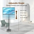 thumbnail image 3 of Petoto Floor TV Stand with Mount Swivel for 14 to 42 inch TVs up to 55 lbs, Height Adjustable, 3 of 9