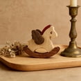thumbnail image 1 of Jienlioq Nordical Style Horse Rocking Horse Table Decorations Home Decoration Pines Horse Rocking Horse Crafts, 1 of 7