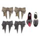 thumbnail image 4 of Aplique decorativo Yuyangstore Zapato de Diamantes de Imitación con Lazo Oro, 4 of 8