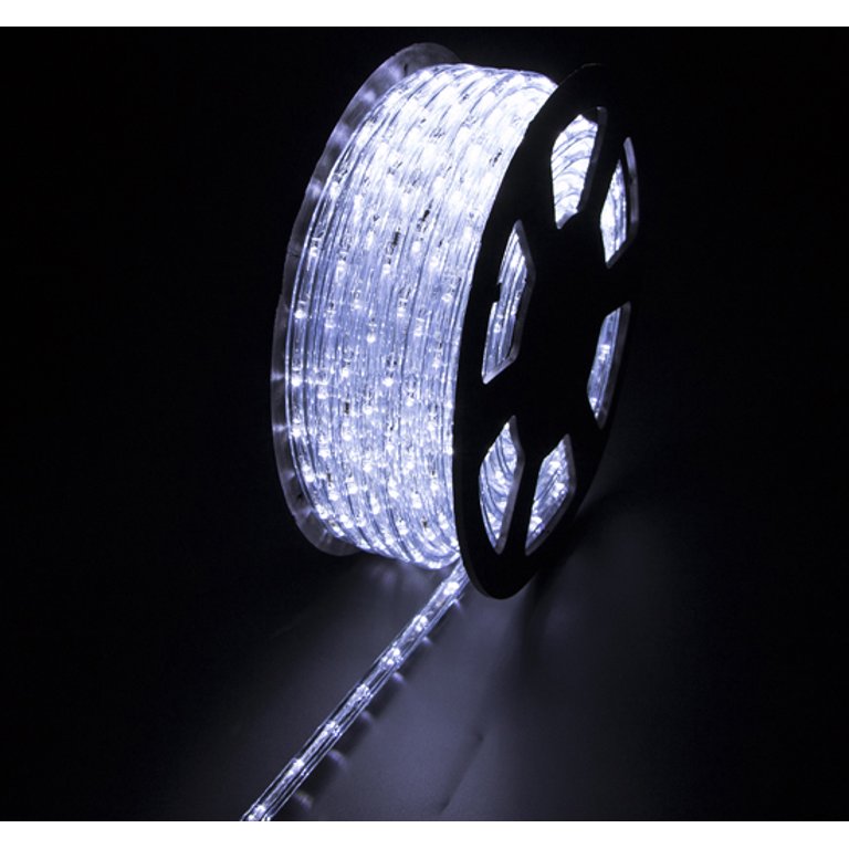 HuiZhen 100 Feet 720 LED Rope Lights,2-Wire Low Voltage Waterproof Rope  Lights Outdoor,Indoor Background Lighting Idear for