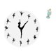 thumbnail image 1 of Reloj De Pared De Bailarina De Playa, Muñeca De Resina De Bailarina De Ballet, Estatua De Dama, Danza Silenciosa, Adorno Decorativo Encantador, Colección De Figuritas Para Mesa, Cocina,, 1 of 8