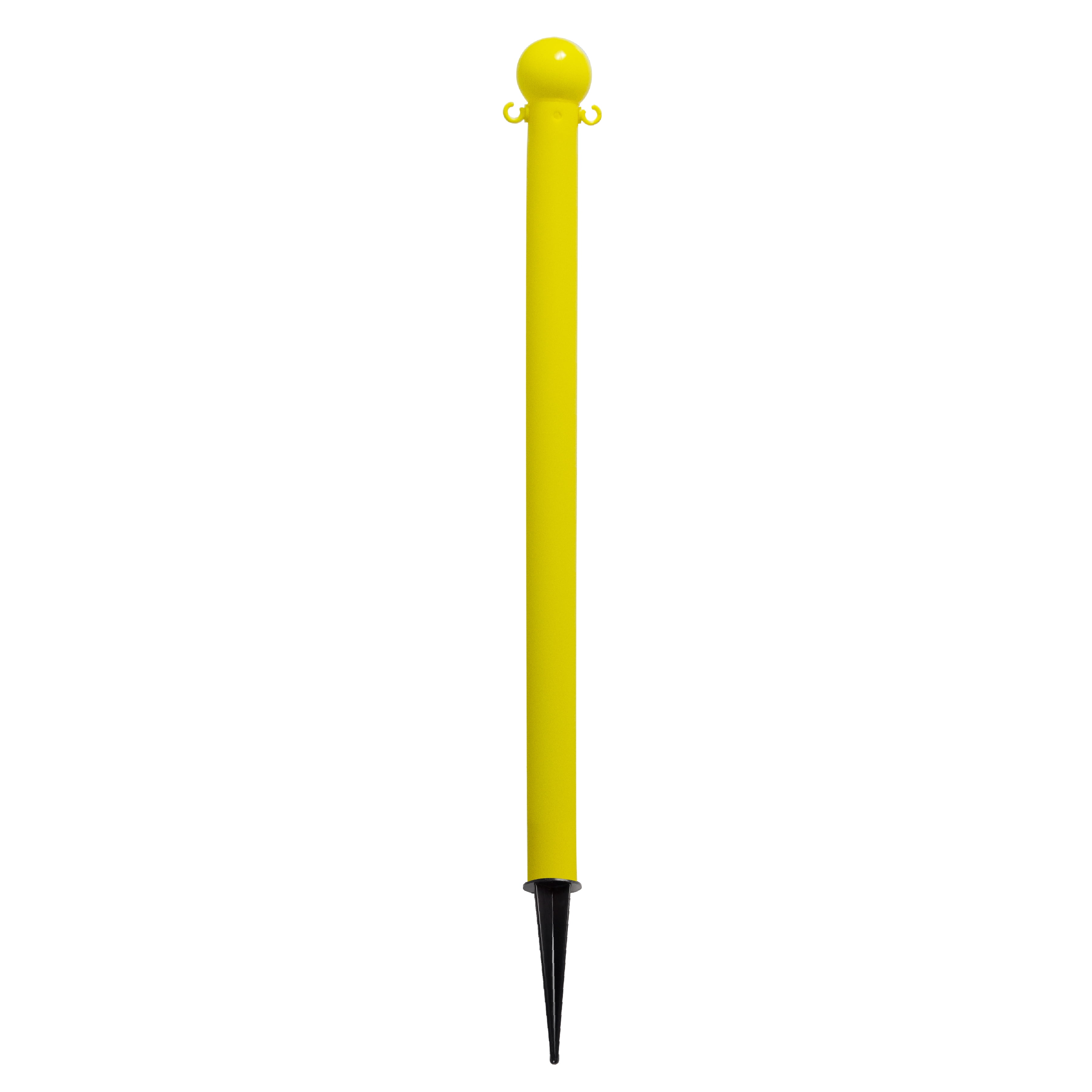 Yellow Deluxe Ground Pole 2 IN Dia x 35 IN Lg