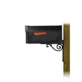 thumbnail image 2 of Floral Curbside Mailbox with Baldwin front single mailbox mounting bracket, 2 of 4
